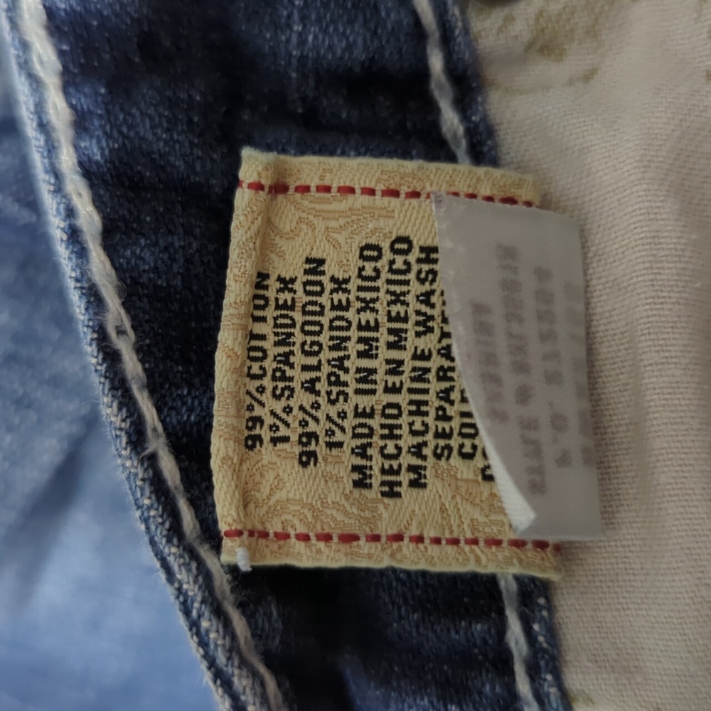 BKE Sabrina Bootcut Stretch Women's Distressed Embellished Jeans Size 28 - Picture 8 of 8